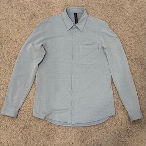 Blue Lululemon Commission Button Down Shirt